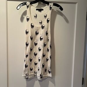 Skull Cashmere tank